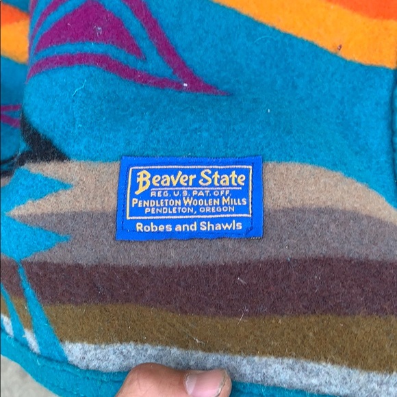 Vintage double sided Pendleton blanket - Picture 6 of 8